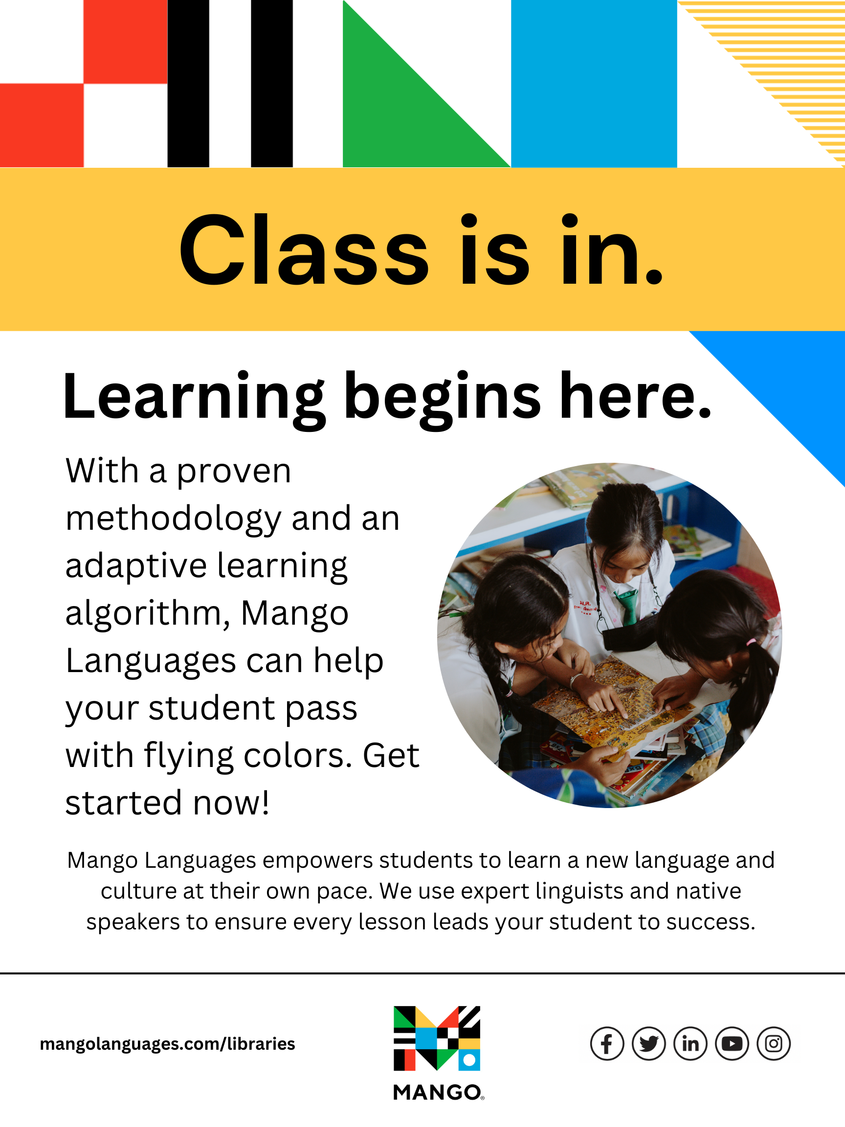 Mango Languages Database Flyer
