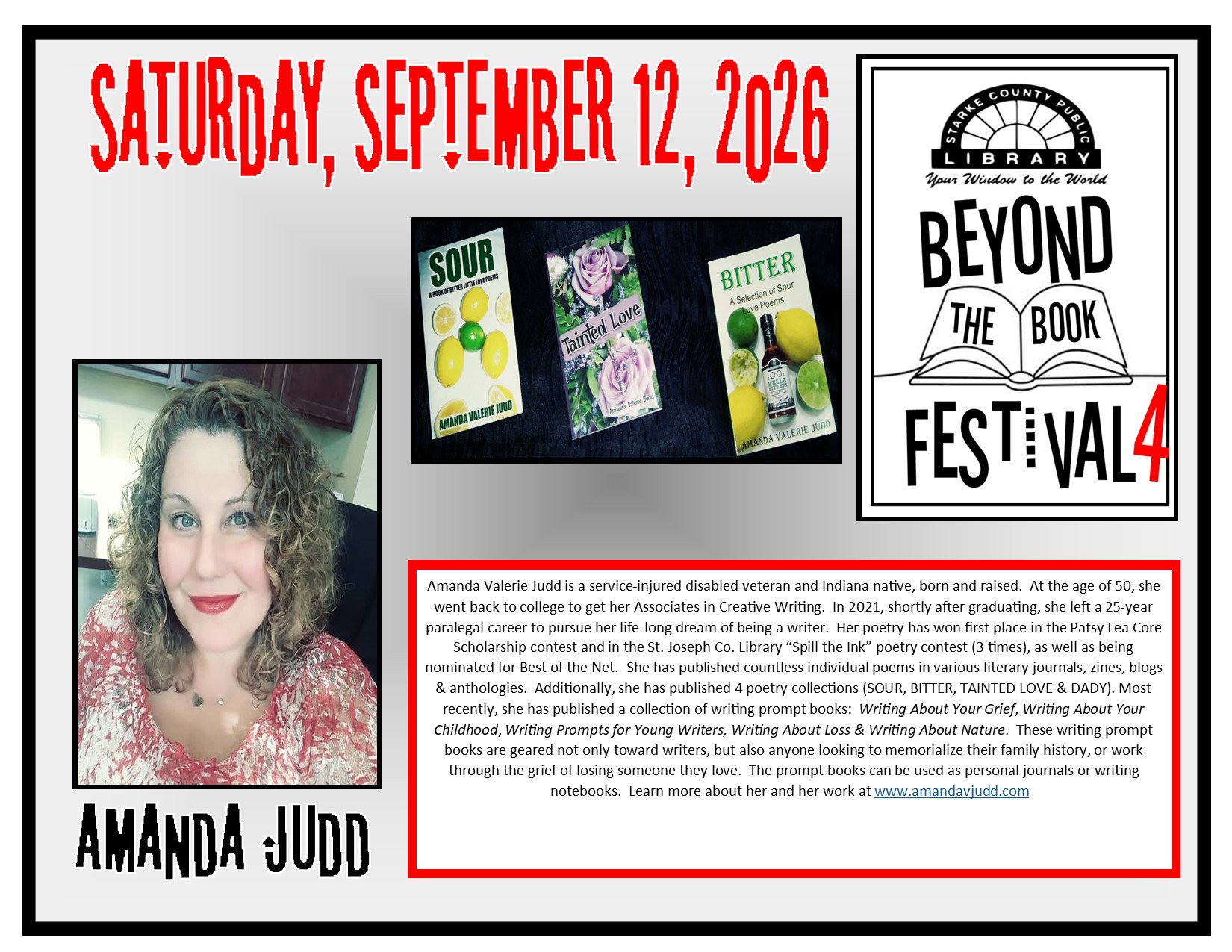 Amanda Judd bio flyer