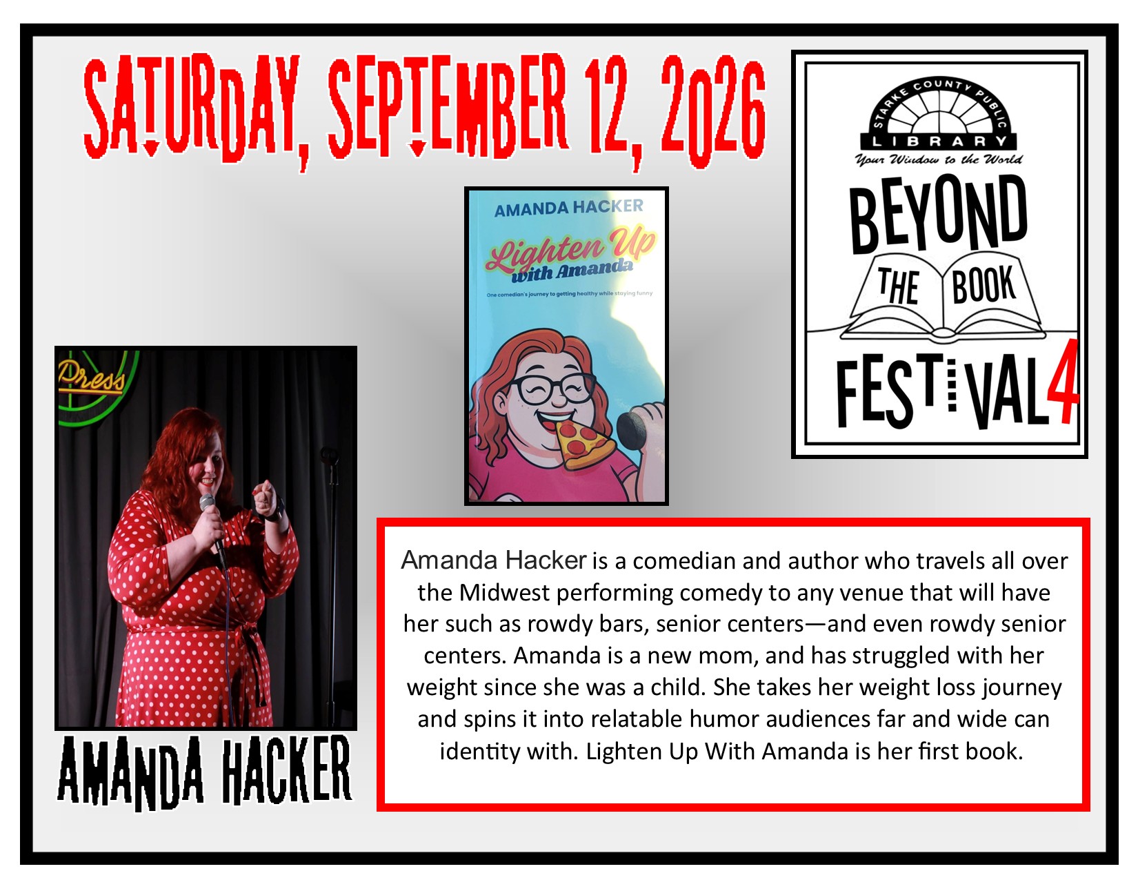 Amanda Hacker bio flyer