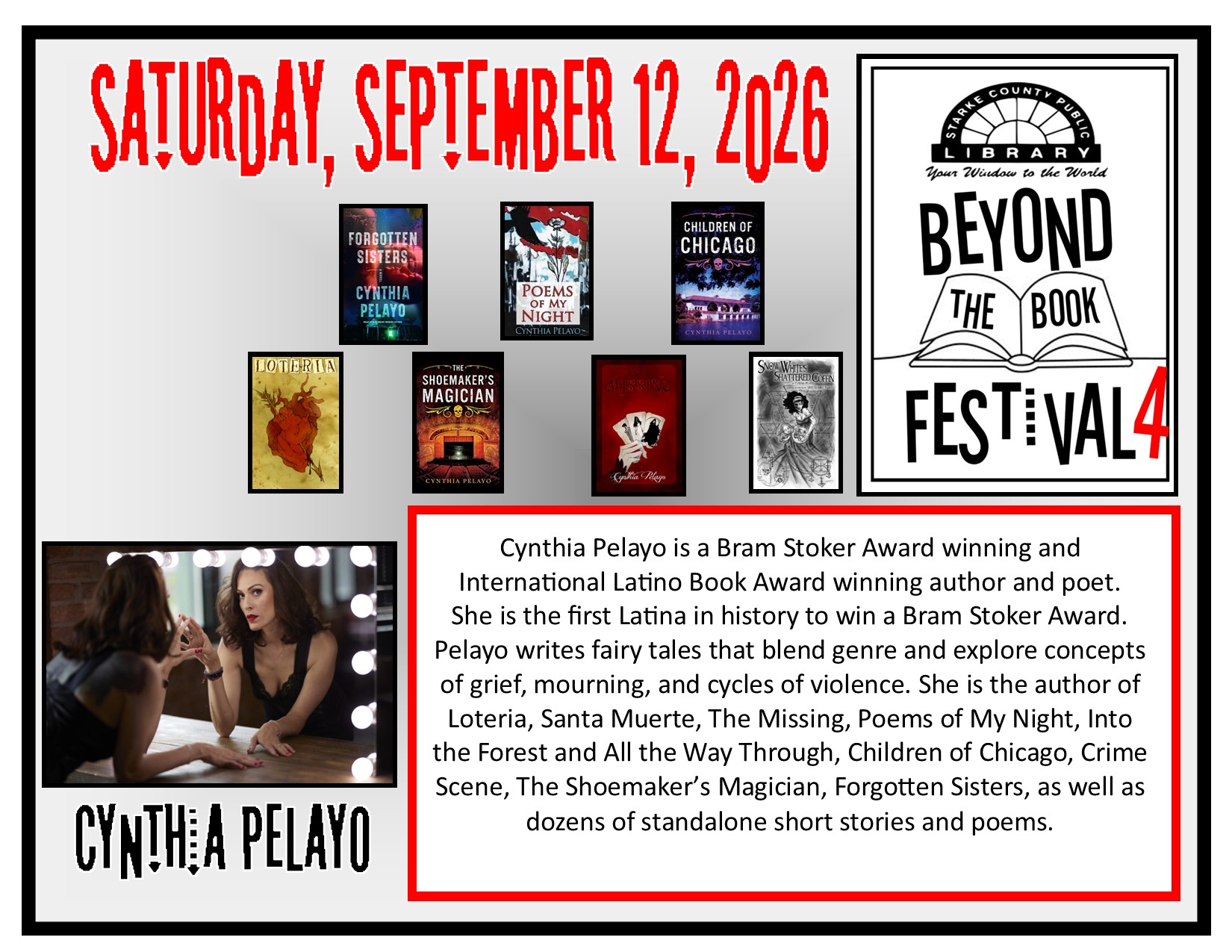 Cynthia Pelayo Bio flyer