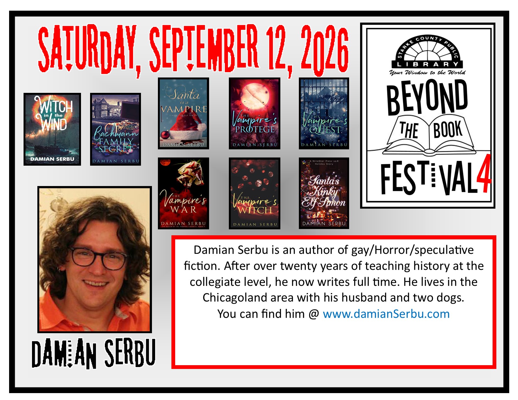 Damian Serbu Bio Flyer