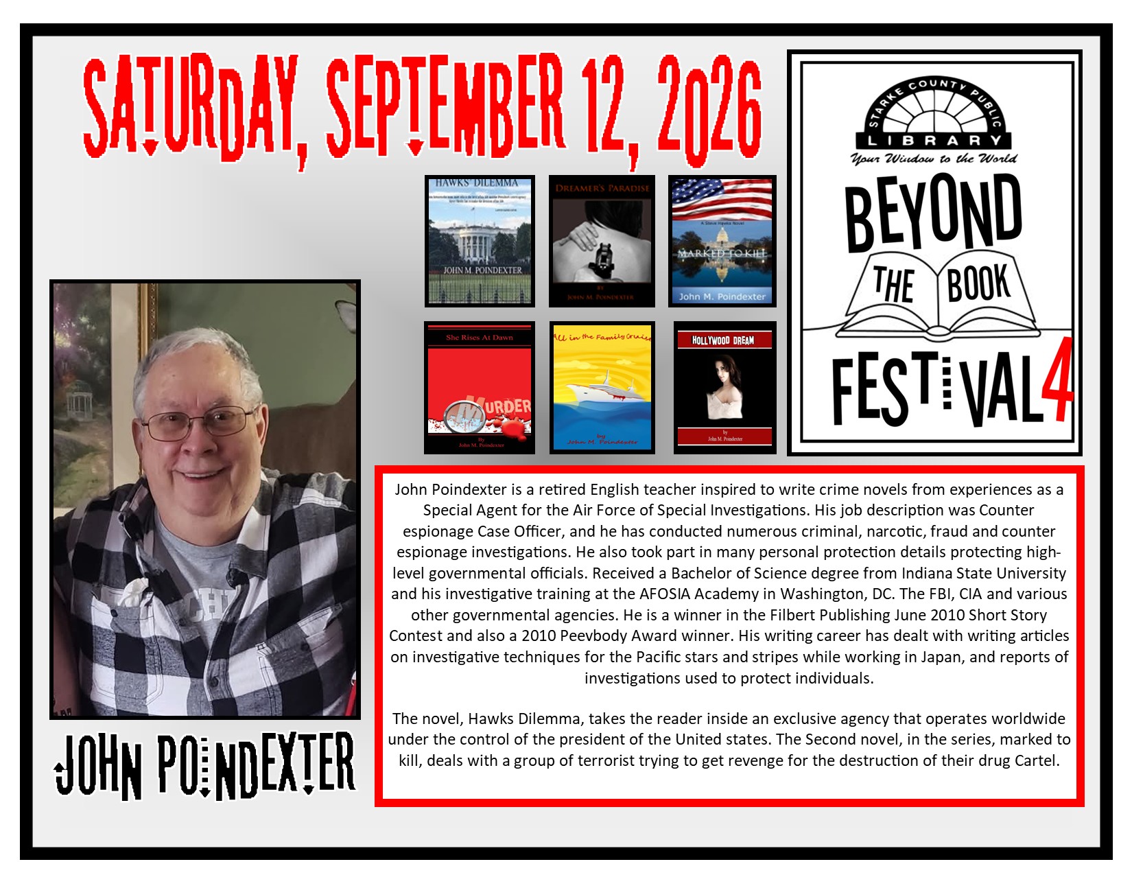 John Poindexter bio Flyer