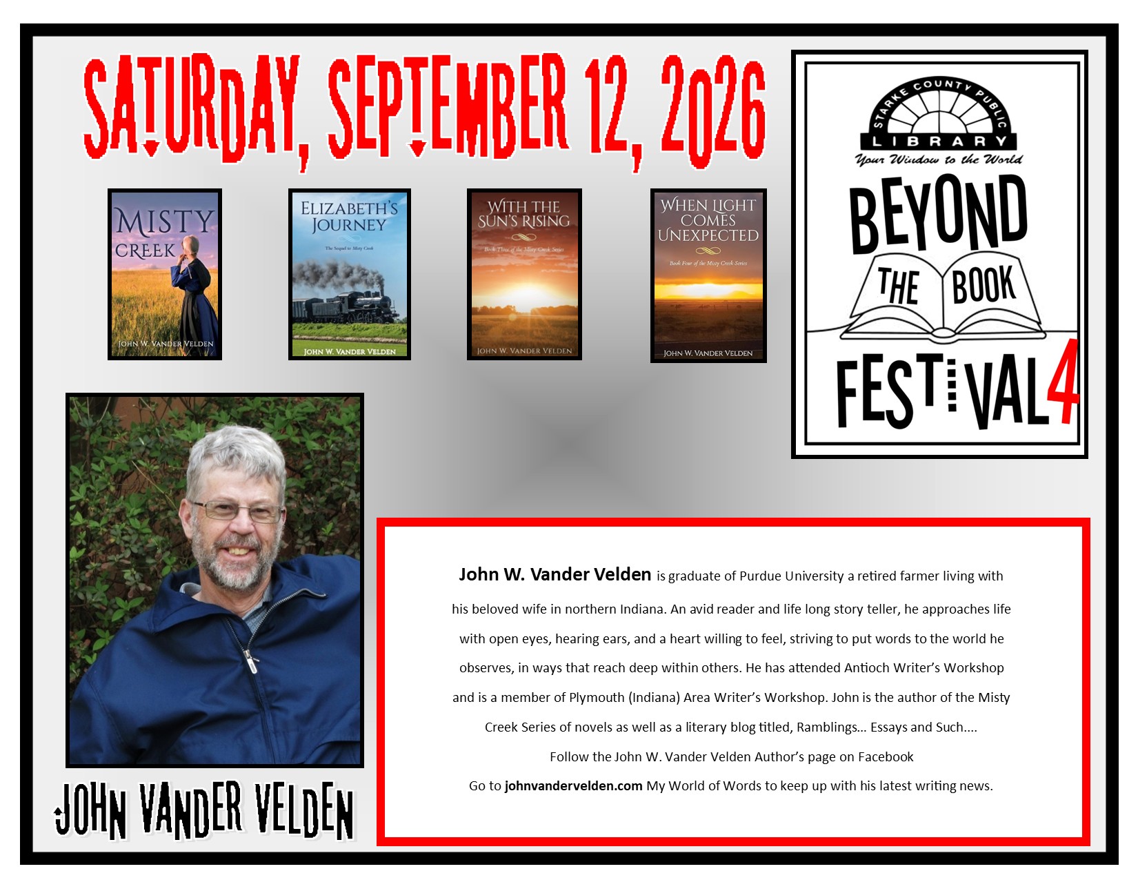 John Vander Veldon bio flyer