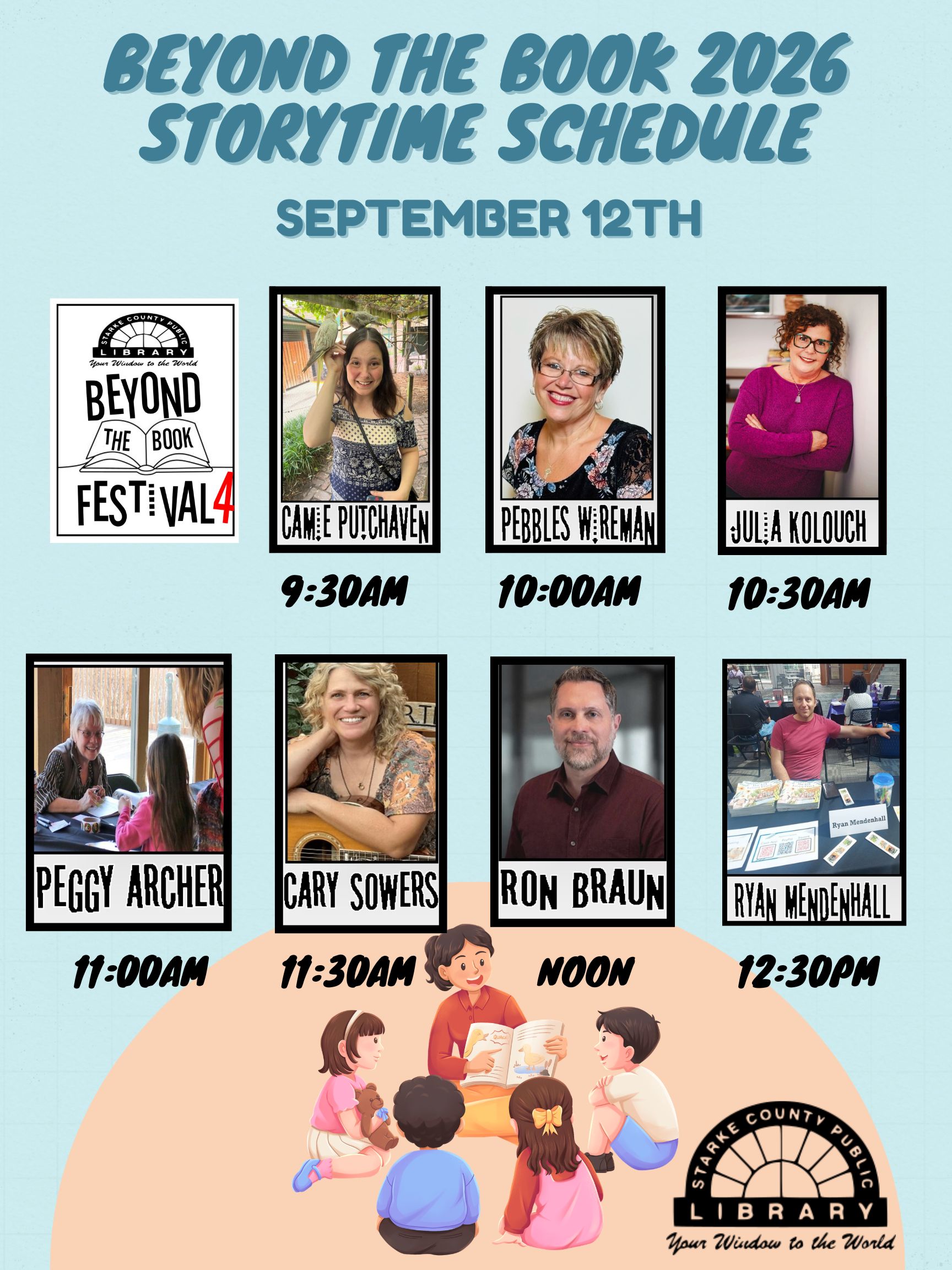 Children's Authors Storytime flyer
