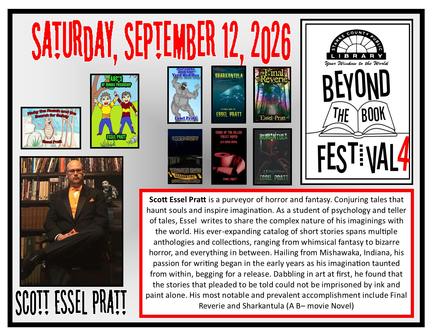 Scott Essell Pratt Bio flyer
