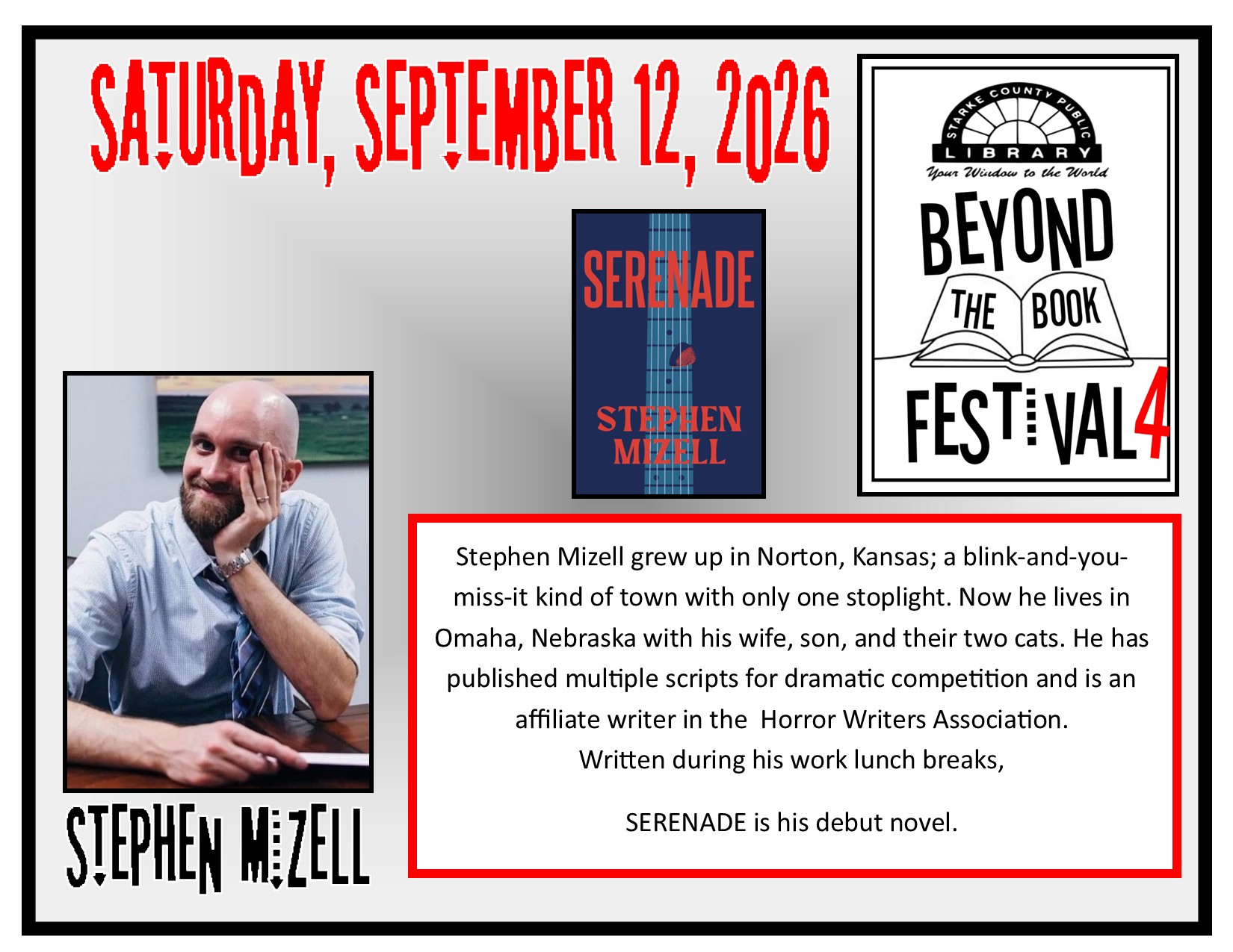 Stephen Mizell bio Flyer