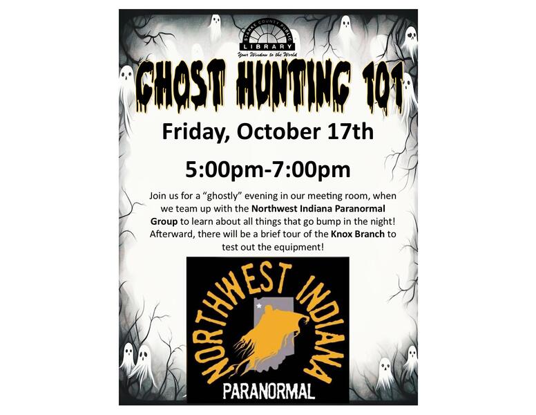 Ghost Hunting 101 Flyer!