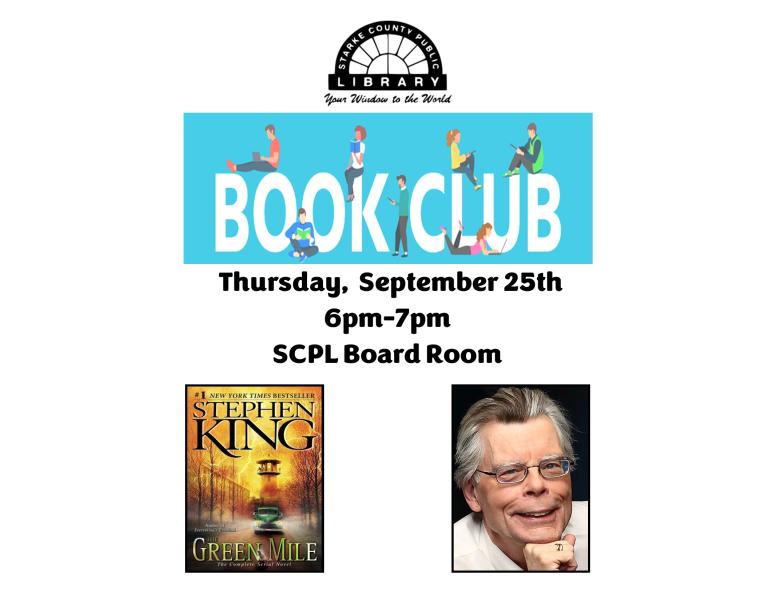 September Book Club 25 flyer