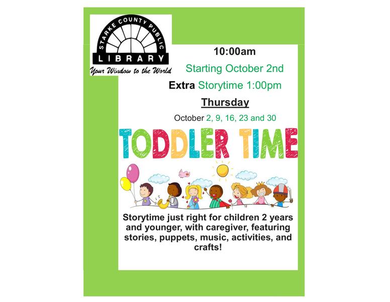 Storytime for ages 2 years and younger!