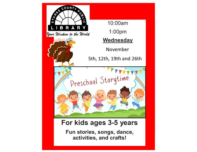 Preschool November flyer