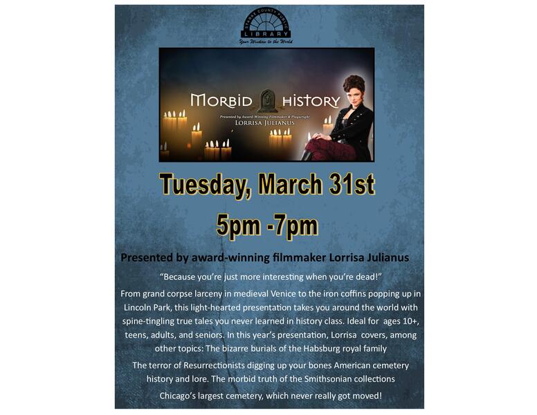 Morbid History Flyer