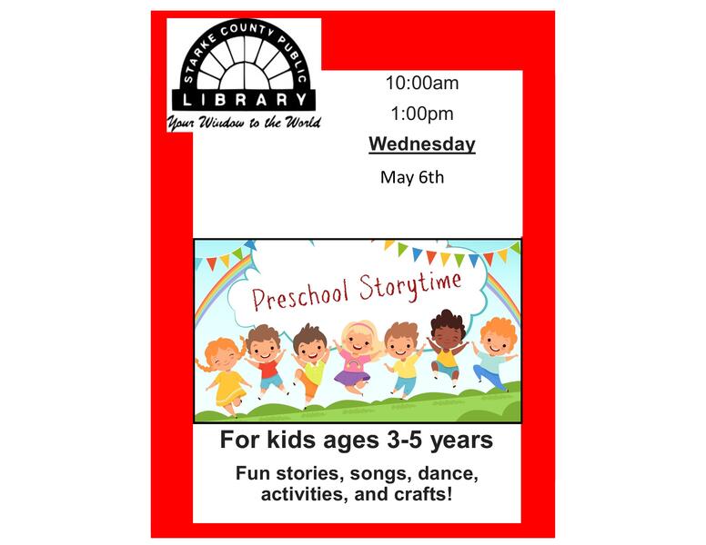 Preschool storytime Flyer