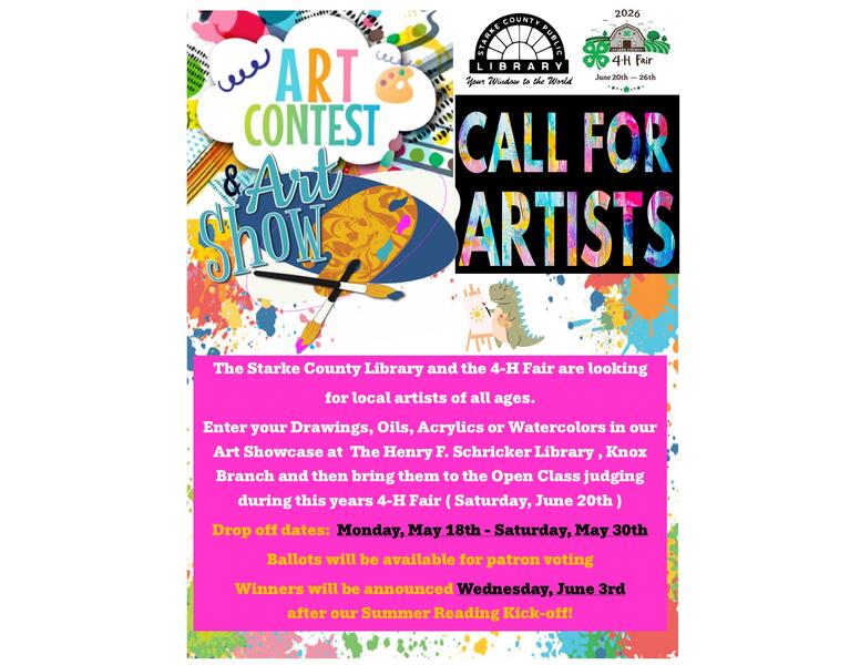 Art Contest flyer