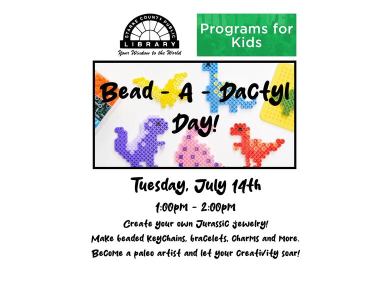 Bead-A-dactyl Flyer