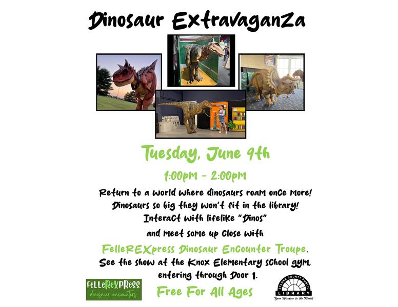 Dinosaur Extravaganza Flyer