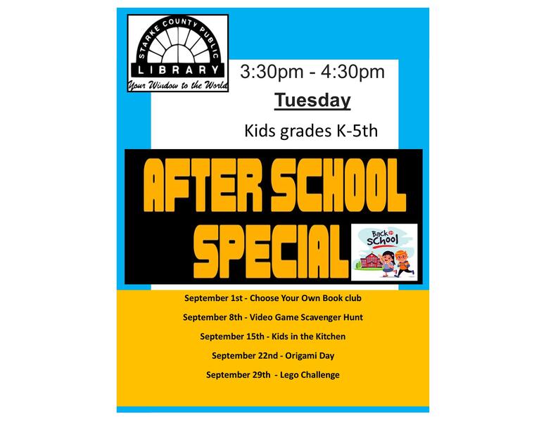 Afterschool Special flyer