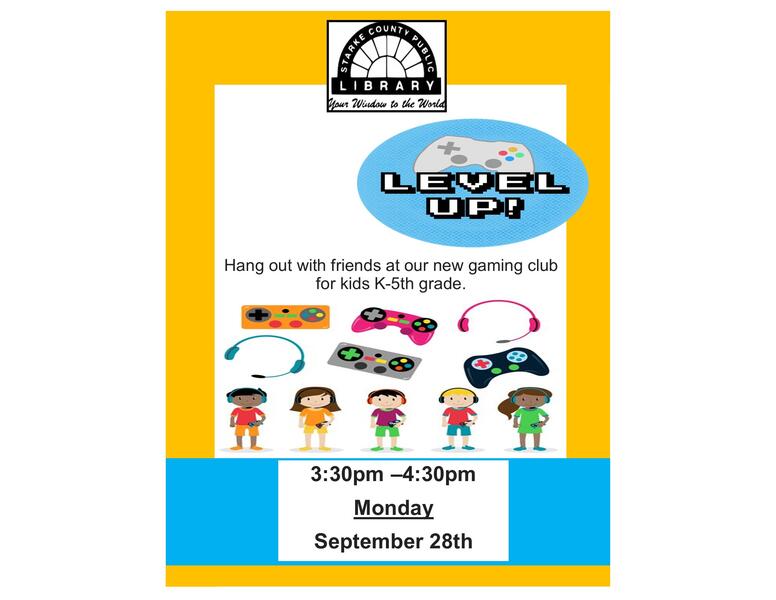 Level Up Kids flyer