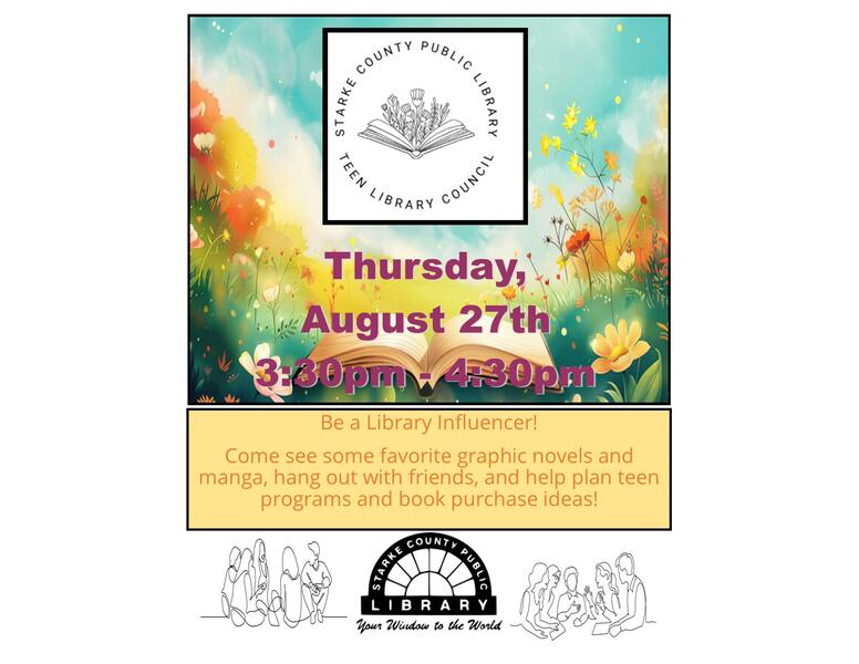 teen Library council flyer