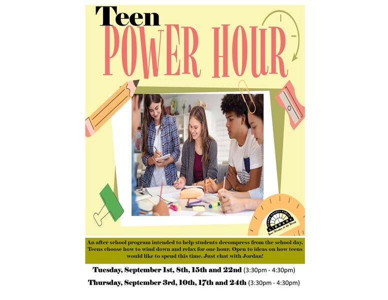 Teen Power Hour flyer
