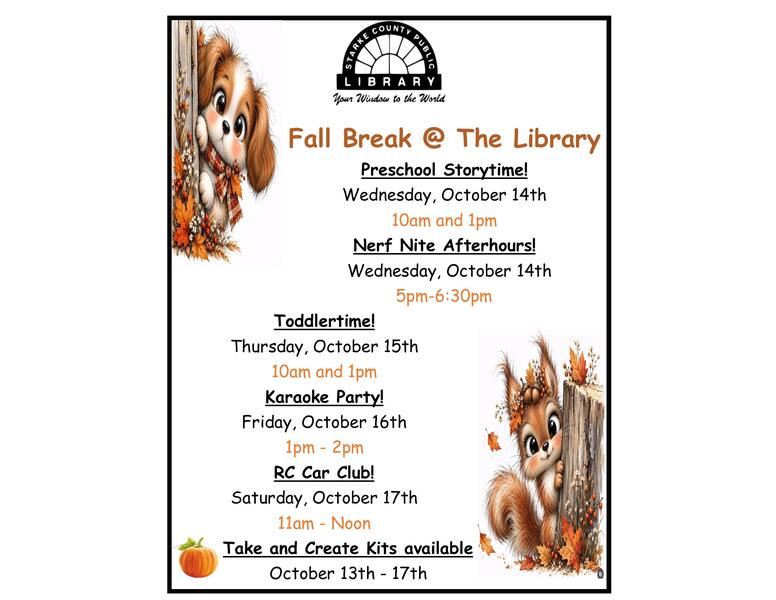 Fall break activities!