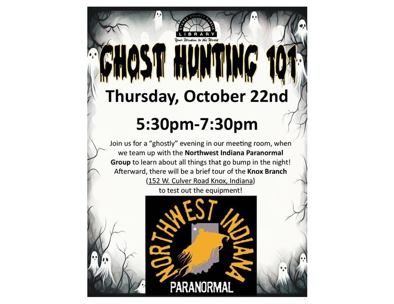 Ghost Hunting 101 Flyer!