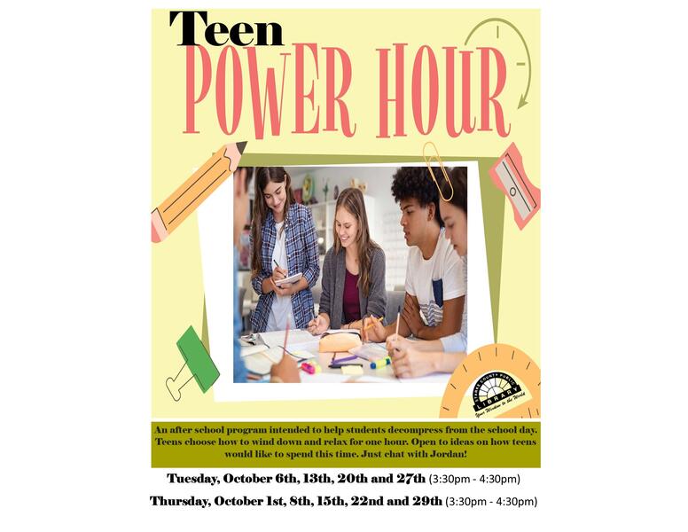 Teen Power Hour flyer