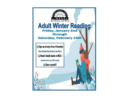 Adult Winter Reading Flyer