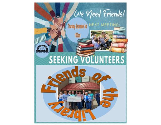friends of the library flyer
