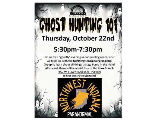 Ghost Hunting 101 Flyer!
